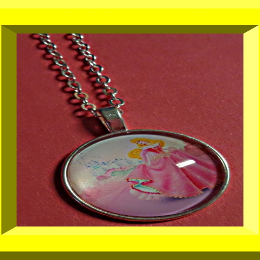 Disney Sleeping Beauty Inspired Necklace